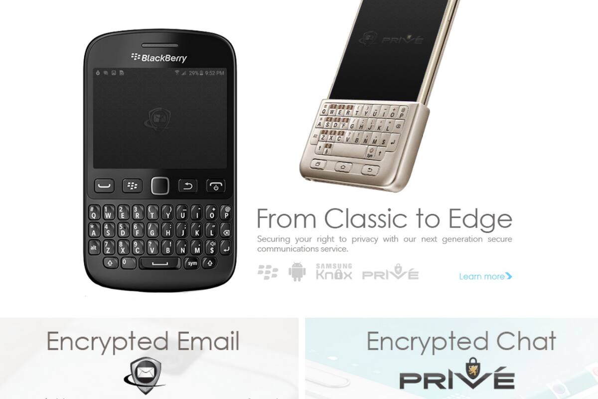 Una vista del sitio de Phantom Secure, la firma acusada por el FBI de proveer tecnología para encriptar las comunicaciones de organizaciones criminales