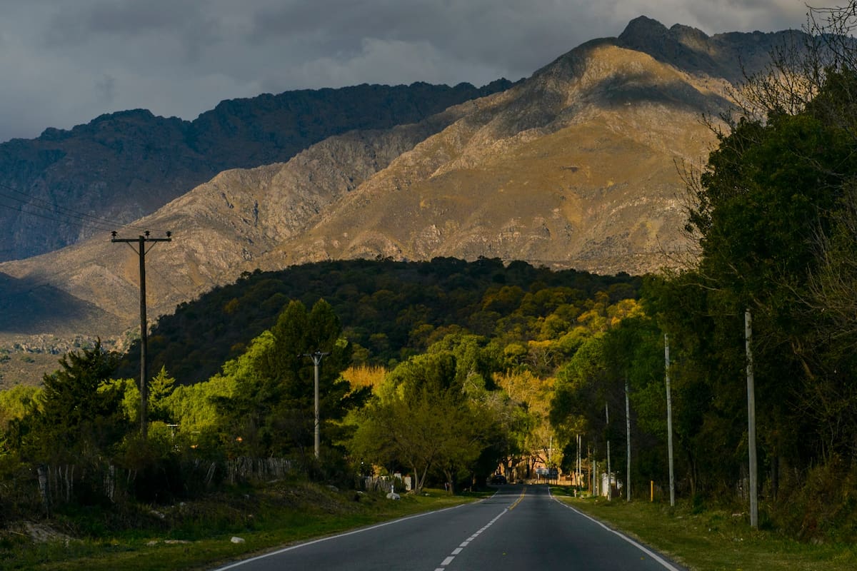 Una vista del valle de Traslasierra, en Córdoba
