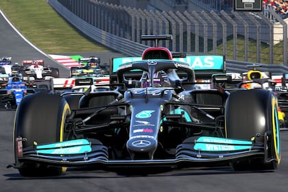 Una vista del videouego F1 2021