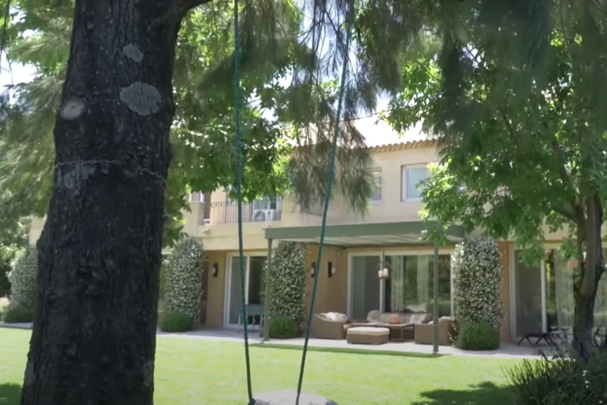 Una vista desde el jardín de la gran casa que Maru Botana tiene en Tigre