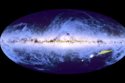 Una vista ovalada del universo