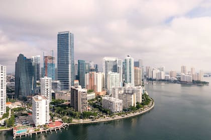 Una vista panorámica de Miami