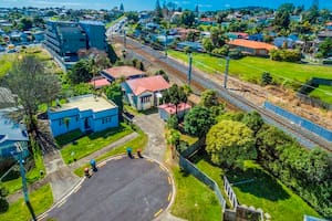 Una vista panorámica de Avondale, el barrio de Nueva Zelanda donde se desató el enfrentamiento entre dos familias por culpa de ruidos molestos