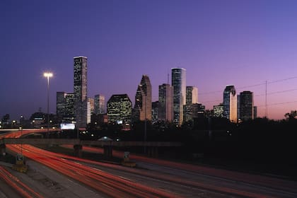 Una vista panorámica de Houston, Texas