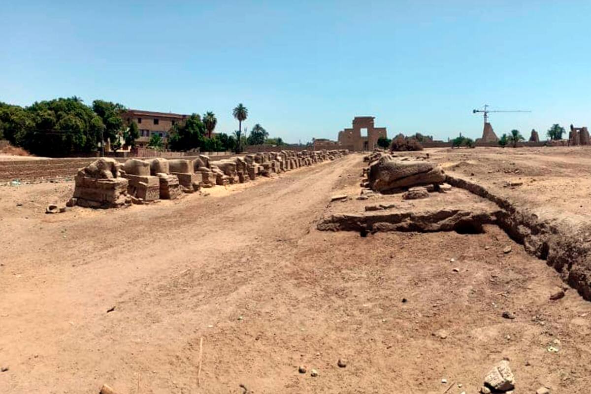 Una vista panorámica de la zona a restaurar donde se realizó el hallazgo arquelógico