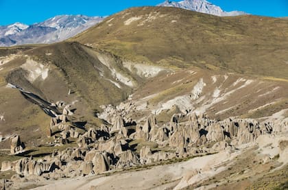 Una vista panorámica de Los Bolillos.