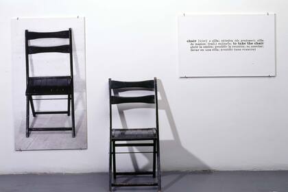 "Una y tres sillas", de Joseph Kosuth