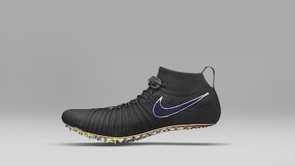 Una zapatilla hecha a medida con una impresora 3D por Nike para la atleta Allyson Felix