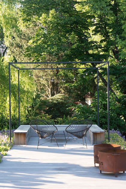 Galerías, sectores del jardín o terrazas, se pueden convertir en lugares de reunión o descanso