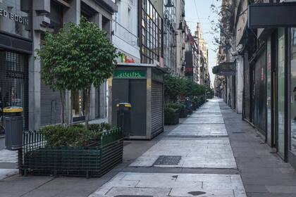 Una zona fantasma de la ciudad.