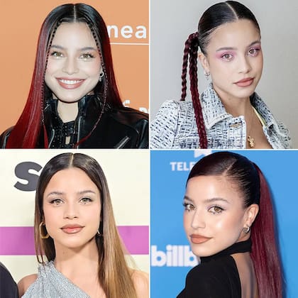Unas gotitas de brillantes debajo de las pestañas inferiores la distinguen del resto de las estrellas pop del momento. Desde que se lanzó como cantante, Mernes maquilló sus ojos de esta manera tan particular que con el tiempo la hicieron única.
Con un marcado rímel y eyeliner, la artista luce sus pequeños "lunares" en diferentes versiones: A veces son blancos, otras son de colores e incluso con formas de estrella.