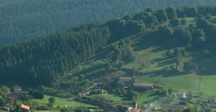 Unas horas antes del servicio, Arginzoniz se escapa del restaurante y se va unas horas al monte para relajarse