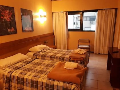 Unas las más de 200 habitaciones que tenía el hotel
