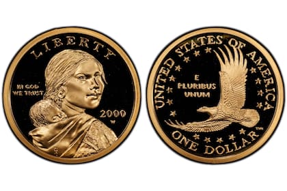 Unas monedas de la serie Sacagawea que viajaron al espacio alcanzan los US$3,28 millones en una subasta de Estados Unidos