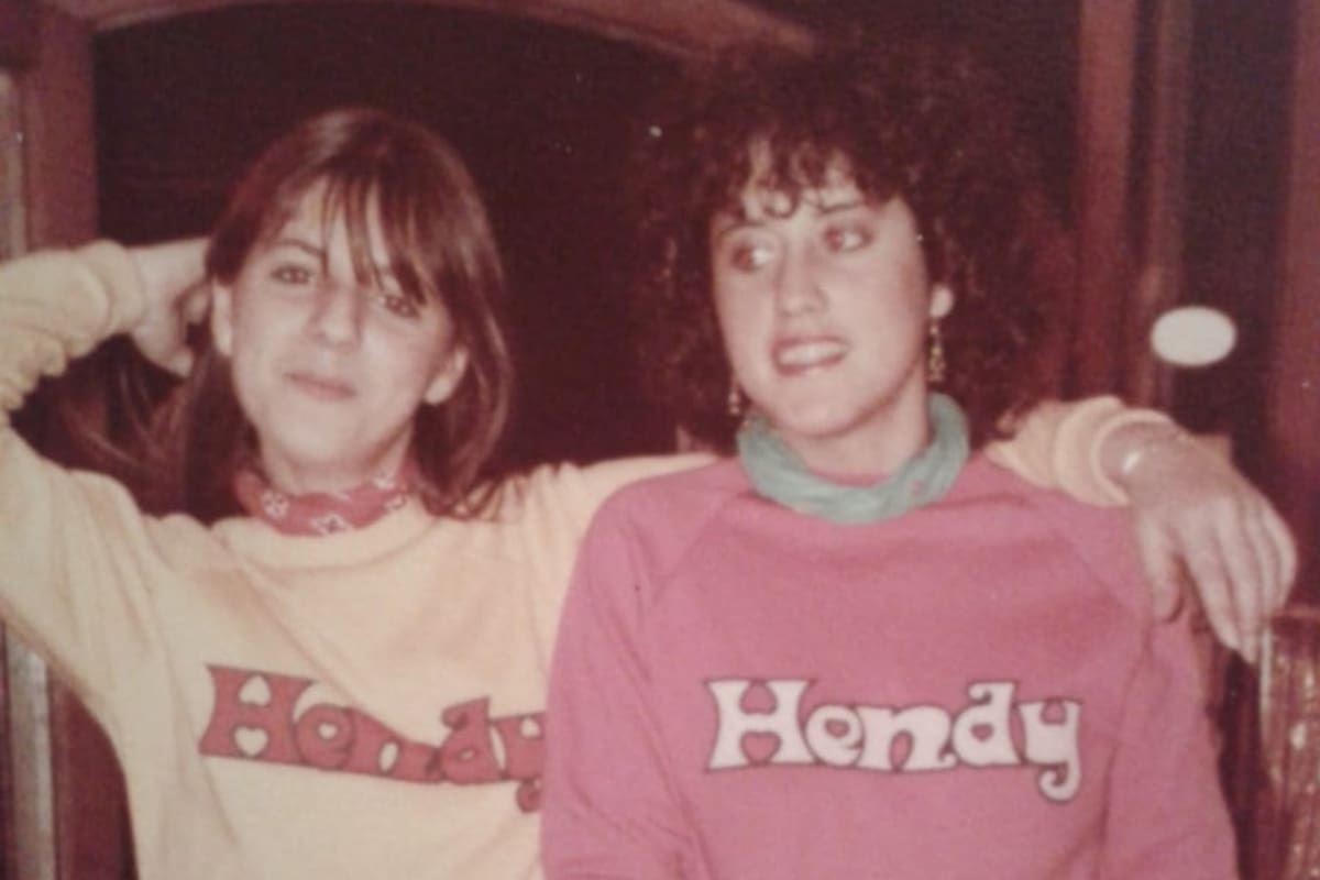 Unas vendedoras en el local de la calle Rodríguez Peña, en los 80