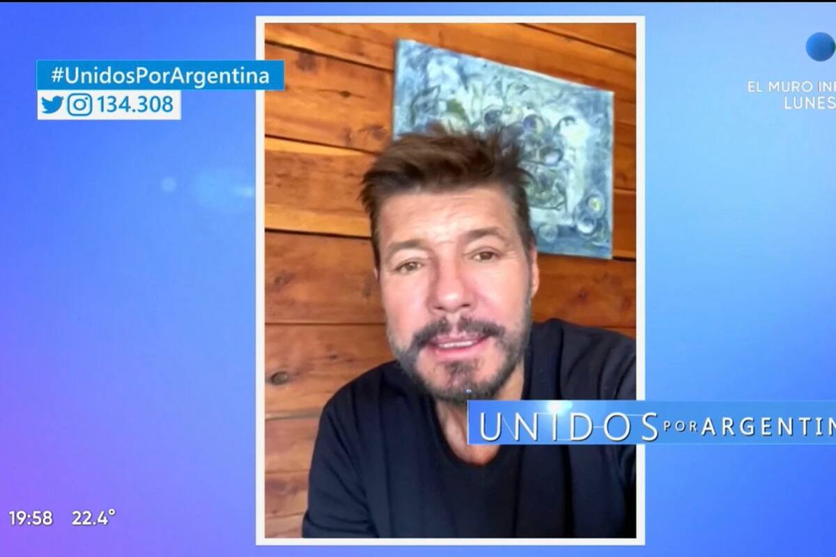 Unidos por argentina. Marcelo Tinelli