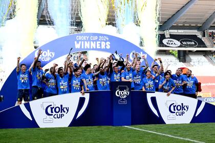 Union St. GIlloise, campeón de la Copa de Bélgica con el argentino Kevin Mac Allister entre sus titulares
