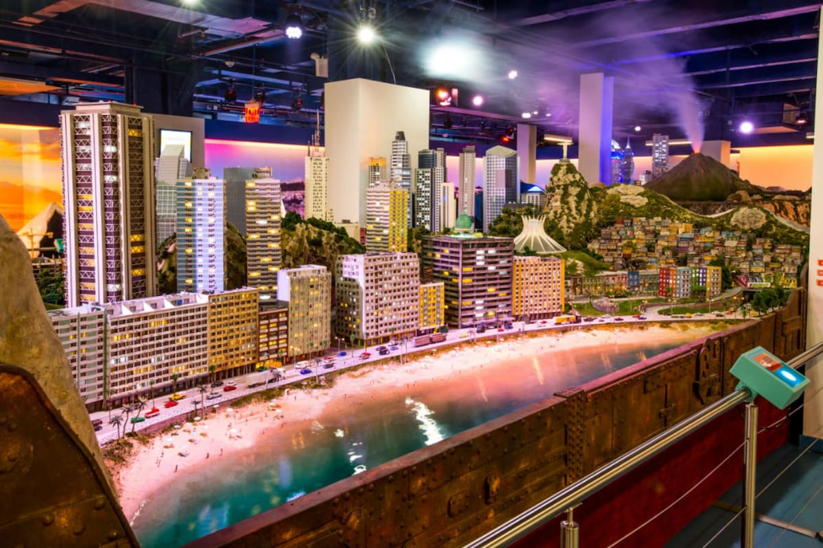 United Scale Arts creó una miniatura de América Latina que hoy se exhibe en Nueva York