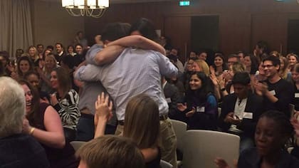 La reacción de los estudiantes tras el anuncio de que la UBA era la ganadora de la competencia