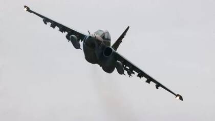 Uno de estos Su-25 rusos fue derribado por las fuerzas ucranianas durante el conflicto con Rusia