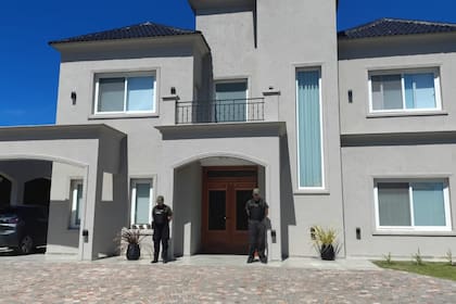 Uno de las viviendas allanadas durante los procedimientos