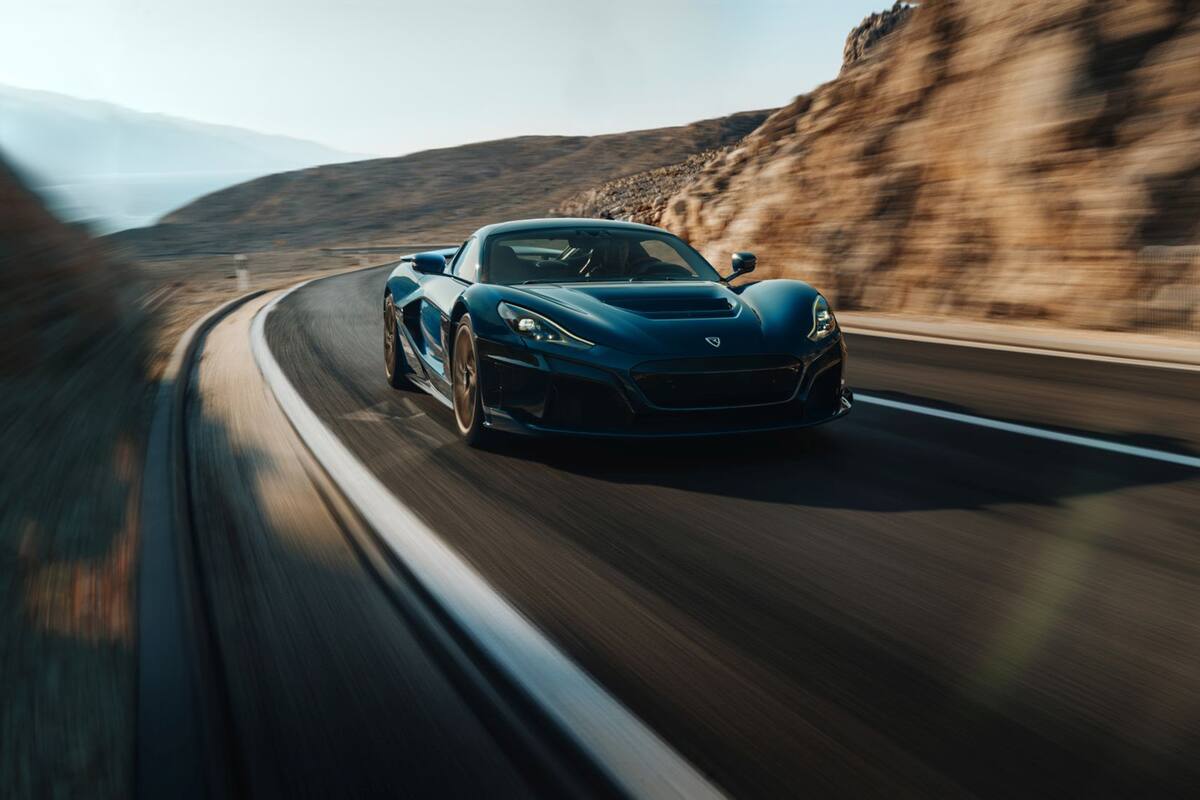 Uno de los afectados: el Rimac Nevera es un modelo eléctrico de 1914 CV que puede alcanzar los 100 km/h en solo 1,97 segundos