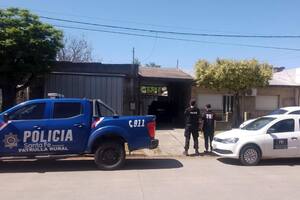 Uno de los allanamientos realizados la semana pasada en Casilda