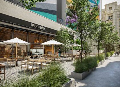 Uno de los atractivos del proyecto es poner en valor la esquina con un mercado gastronómico