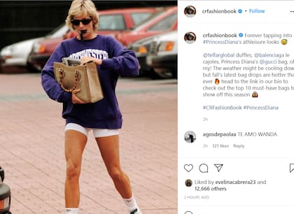 Uno de los atuendos que usó la princesa Diana tras su divorcio y separada de la corona que despertó las especulaciones de la relación entre Icardi y Wanda