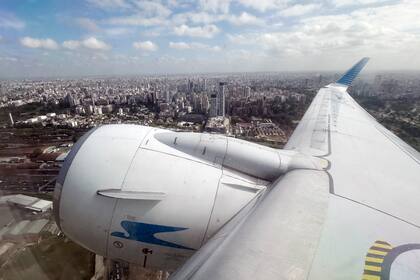 Uno de los aviones de Aerolíneas Argentinas