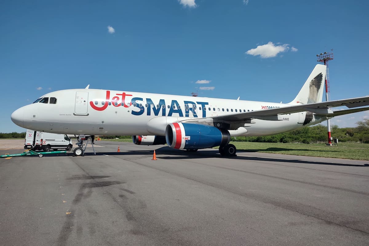 Uno de los aviones matrícula chilena que JetSmart sumó durante octubre