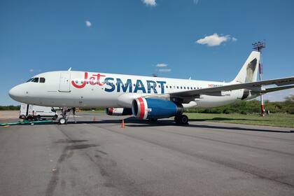 Uno de los aviones matrícula chilena que JetSmart sumó durante octubre