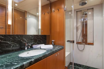 Uno de los baños en suite