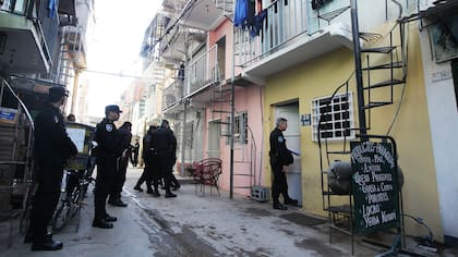 Operativo antidrogas en la villa 31