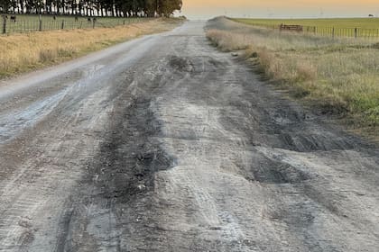 Uno de los caminos de la zona de Adolfo Gonzales Chaves