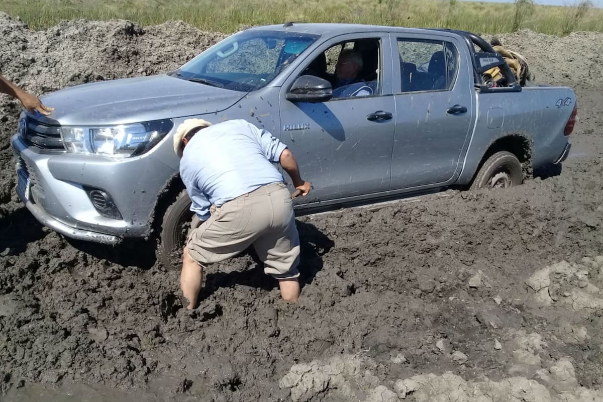 Uno de los caminos en el norte de Santa Fe
