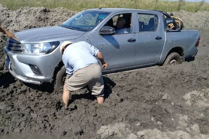 Uno de los caminos en el norte de Santa Fe