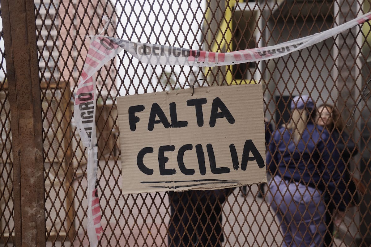 Uno de los carteles que se multiplicaron hace un año en Resistencia, Chaco, para reclamar justicia por Cecilia Strzyzowski