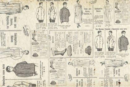 Uno de los catálogos de los distintos uniformes de la época
