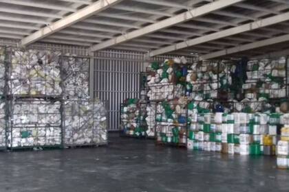 Uno de los centros de acopio que reciben los envases vacíos