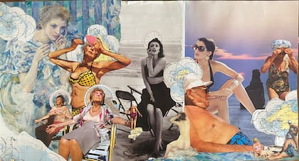 Uno de los collage de Paino