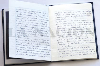 Uno de los cuadernos de las coimas en la era kirchnerista