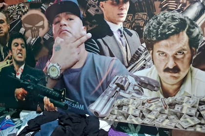 Uno de los cuadros secuestrados en la casa de uno de los supuestos captores