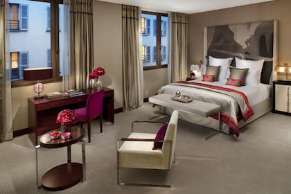 Uno de los cuartos del Mandarin Oriental