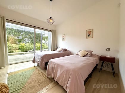 Uno de los cuartos para invitados donde Lanata recibía a sus hijas y a los hijos de Marcovecchio