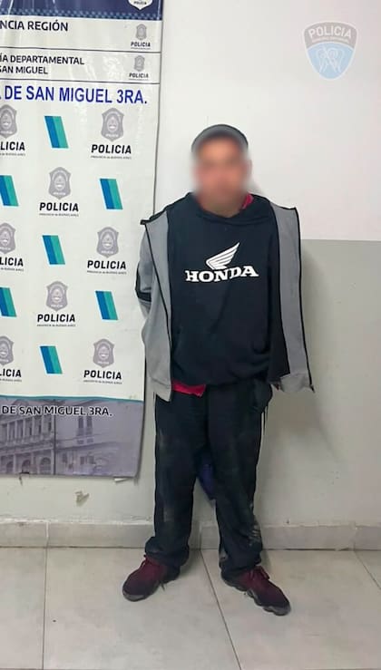 Uno de los delincuentes detenidos