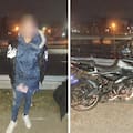 Eludieron un control policial y fueron detenidos luego de chocar un patrullero en la General Paz