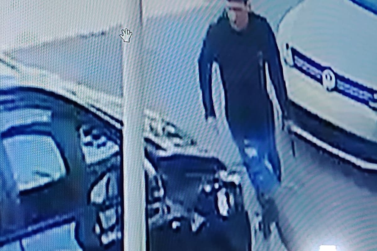 Uno de los delincuentes que participaron del ataque.