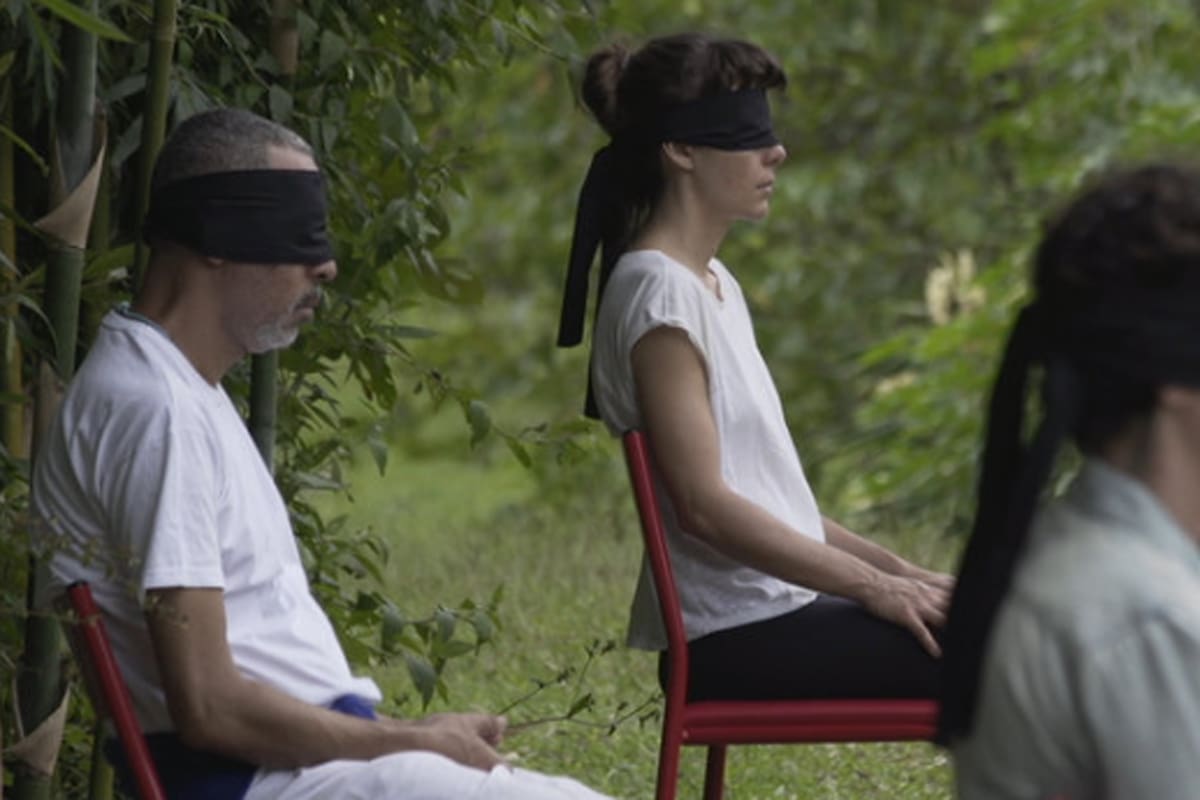 Uno de los ejercicios durante el workshop "Cleaning the house"