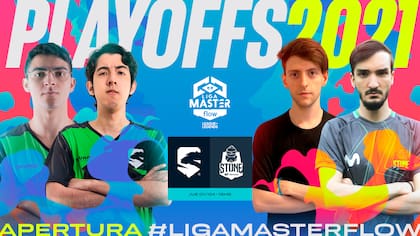 Uno de los encuentros de las eliminatorias de la Liga Master Flow 2021
